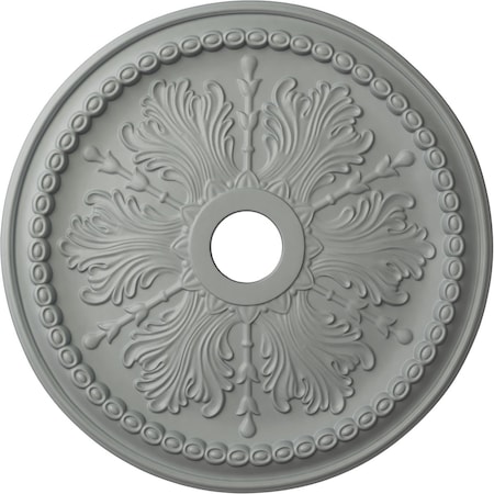 Ekena Millwork Winsor Ceiling Medallion (Fits Canopies up to 4"), 27 1/2"OD x 4"ID x 1 1/2"P, Primed White CM27WI